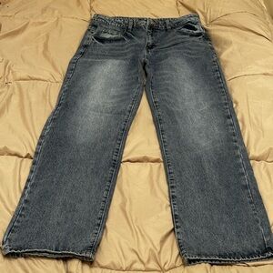 SHEIN Black Flare Wide Leg Jeans